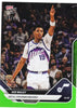 2025 Topps Now Ace Bailey #9 Green Foil /99 Utah Jazz Rookie RC Basketball Card by Hall of Fame Sports Memorabilia