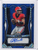 2025 Leaf Metal Gunner Stockton #MAGS1 Blue Shimmer Auto /30 Georgia Bulldogs Rookie RC Football Card by Hall of Fame Sports Memorabilia