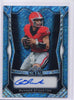 2025 Leaf Metal Gunner Stockton #MAGS1 Light Blue Shimmer Auto /35 Georgia Bulldogs Rookie RC Football Card by Hall of Fame Sports Memorabilia
