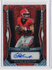 2025 Leaf Metal Gunner Stockton #MAGS1 Red Shimmer Auto /40 Georgia Bulldogs Rookie RC Football Card by Hall of Fame Sports Memorabilia
