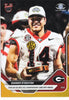 2025 Topps Bowman U Now Gunner Stockton #57 Orange Foil /25 Georgia Bulldogs Rookie RC Football Card by Hall of Fame Sports Memorabilia