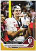 2025 Topps Bowman U Now Fernando Mendoza #58 Orange Foil /25 Indiana Hoosiers Rookie RC Football Card by Hall of Fame Sports Memorabilia