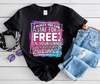 2 Places You Can Stay for Free In Your Lane and Out of My Business Short Sleeve Tee- Southern Attitude by DoodleBug's