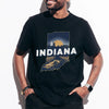 Indiana State Vintage Shirt by EnjoyMyDesign LLC