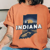 Indiana State Vintage Shirt by EnjoyMyDesign LLC
