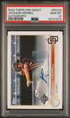 Graded 2022 Topps Pro Debut Jackson Merrill #PD103 Autograph Rookie RC Baseball Card PSA 10 Gem Mint