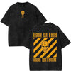 Iron Warriors 40K Vintage Washed Tee – Adeptus Astartes Heavyweight T-Shirt for Warhammer Fans by Dog Mom Hat