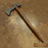 Damascus Smoking Axe Straight Handle 19 Inch by JW SteelCrafts