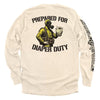 Prepared For Diaper Duty Hazmat Suit by Shield Republic