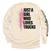 Just A Girl Who Loves Trucks by Shield Republic