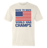 Back to Back World War Champs (Front) by Shield Republic