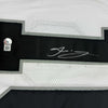 Framed Autographed/Signed Jakobi Meyers 35x39 Las Vegas Oakland White Football Jersey Beckett BAS COA