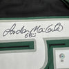 Framed Autographed/Signed Jordan Mailata 35x39 Philadelphia Black Football Jersey Beckett BAS COA by Hall of Fame Sports Memorabilia