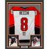 Framed Autographed/Signed Mark Recchi 35x39 Philadelphia White Hockey Jersey JSA COA