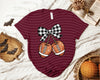 Football Cherries Graphic Tee by Anchored Grace Boutique