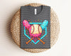 Baseball Drip Graphic Tee by Anchored Grace Boutique