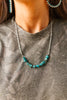 Authentic Turquoise Chips Chain Necklace by Wild Junkie