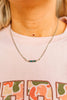 Sterling Silver Beads with Turquoise Rondelle Necklace by Wild Junkie