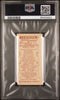 Graded 1889 N222 Kinney Bros. Leaders Julius Caesar Baseball Tobacco Card PSA 2 Good