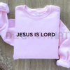 JESUS IS LORD Sweatshirt – Bold Christian Faith Statement Religious Scripture Jumper by Dog Mom Hat