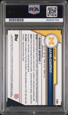 Graded 2023 Topps Bowman U Chrome JJ McCarthy #124 Pink Rookie RC Football Card PSA 10 Gem Mint