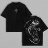 "JJBA Jesus Pump Cover" Oversized Gym T-Shirt – Menswear with Cross Design by Dog Mom Hat