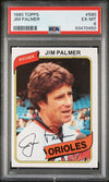 Graded 1980 Topps Jim Palmer #590 Baseball Card PSA 6 EX-MT