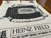 Heinz Field Stadium Golf Towel