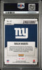Graded 2024 Panini Instant NFL Malik Nabers #43 Rookie RC Football Card PSA 10 Gem Mint