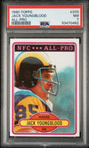 Graded 1980 Topps Jack Youngblood #370 Football Card PSA 7 NM