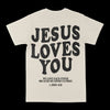 Jesus Loves You Graphic Tee by Obsessed with graphic tees
