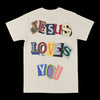 Jesus Loves You Scrapbook Graphic Tee by Obsessed with graphic tees