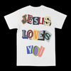 Jesus Loves You Scrapbook Graphic Tee by Obsessed with graphic tees
