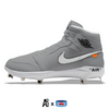 "Gray Force OW" Jordan 1 Retro Cleats