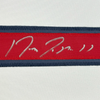 Framed Autographed/Signed Jose Ramirez 35x39 Cleveland White Baseball Jersey Beckett BAS COA