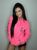 Bad Girl Neon Pink Hoodie by Luckless Outfitters