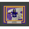 Framed Autographed/Signed Justin Jefferson Minnesota Vikings 8x10 Football Photo JSA COA
