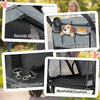 3 Wheel Pet Stroller with Easy One-Click Quick Fold, Mesh Window, Washable Cushion, for Medium Dogs by Furr Baby Gifts