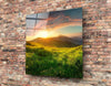 Mountain Landscape Glass Wall Art by Insigneart USA