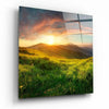 Mountain Landscape Glass Wall Art by Insigneart USA