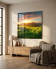 Mountain Landscape Glass Wall Art by Insigneart USA