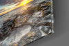 Sunset on the Beach Glass Wall Art by Insigneart USA