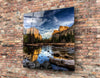 Lakeside Glass Wall Art by Insigneart USA