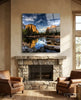 Lakeside Glass Wall Art by Insigneart USA