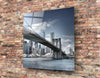 Brooklyn Bridge Glass Wall Art by Insigneart USA