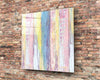 Wooden Patterned Glass Wall Art by Insigneart USA
