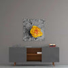 Yellow Rose Glass Wall Art by Insigneart USA