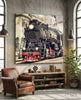 Train Glass Wall Art by Insigneart USA