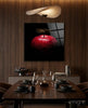 Red Apple Glass Wall Art by Insigneart USA