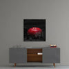 Red Apple Glass Wall Art by Insigneart USA